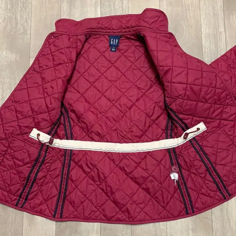 Womens‎ GAP Quilted Button Up Jacket